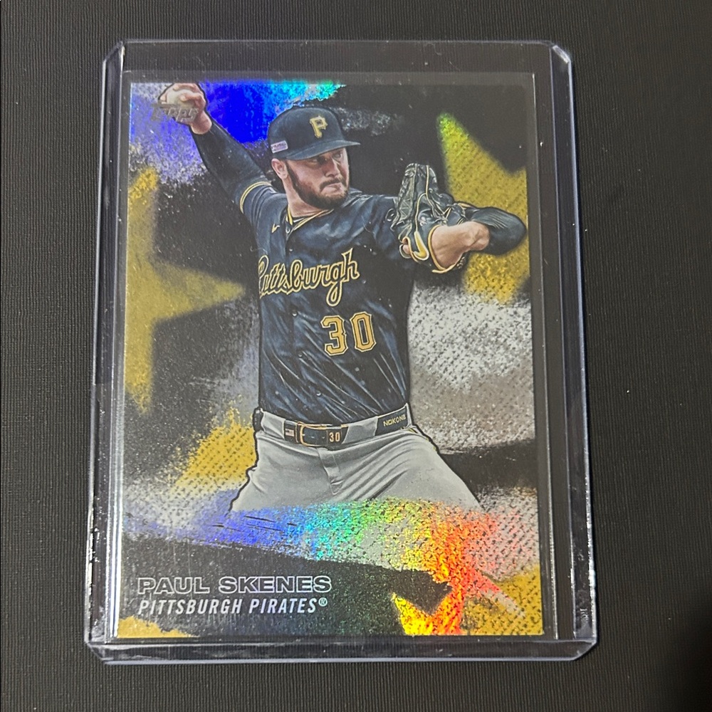 Paul Skenes Pittsburgh Pirates Stars of the MLB Card - Black & Gold